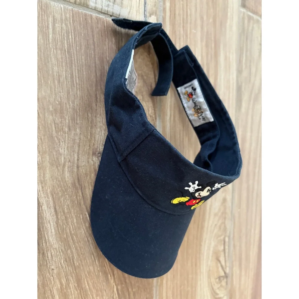 Walt Disney World Blue Mickey Mouse Youth Sun Visor Embroidered‎ Vintage